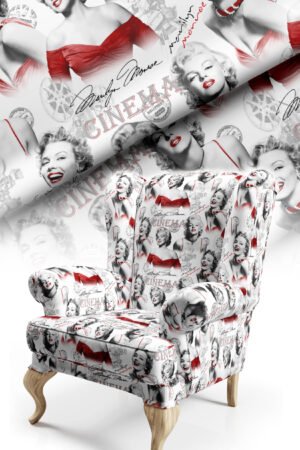 Marilyn Monroe Pattern Upholstery Fabric, 140cm Width (POP 23)