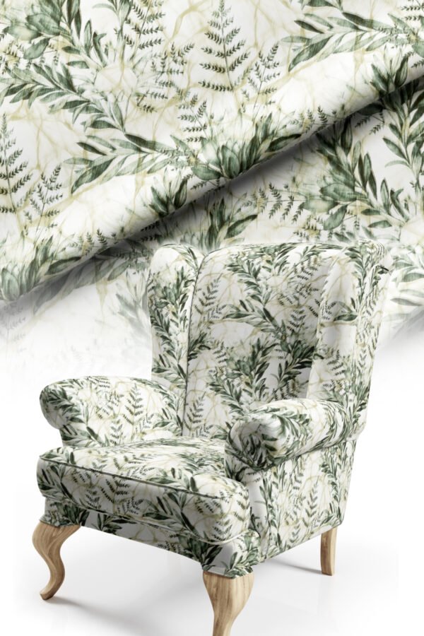 Green Leaf Pattern Upholstery Fabric by Nilstar®