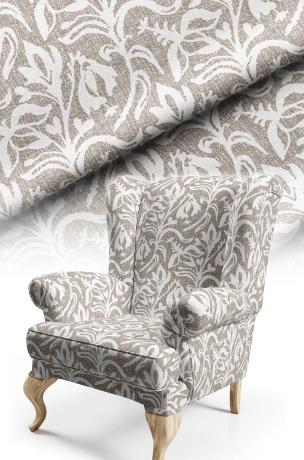 Jacquard Shawl Pattern Upholstery Fabric, 140cm Width (POP 44)