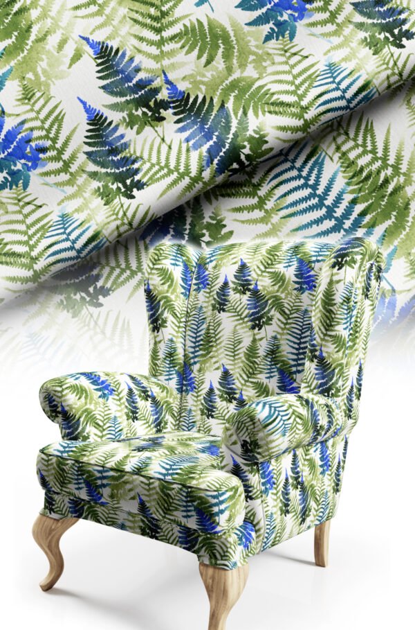 Modern Leaf Pattern Upholstery Fabric, 140cm Width (POP 48)