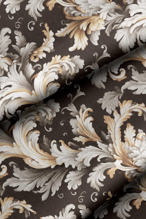 Brown Classic Pattern Upholstery Fabric by Nilstar®