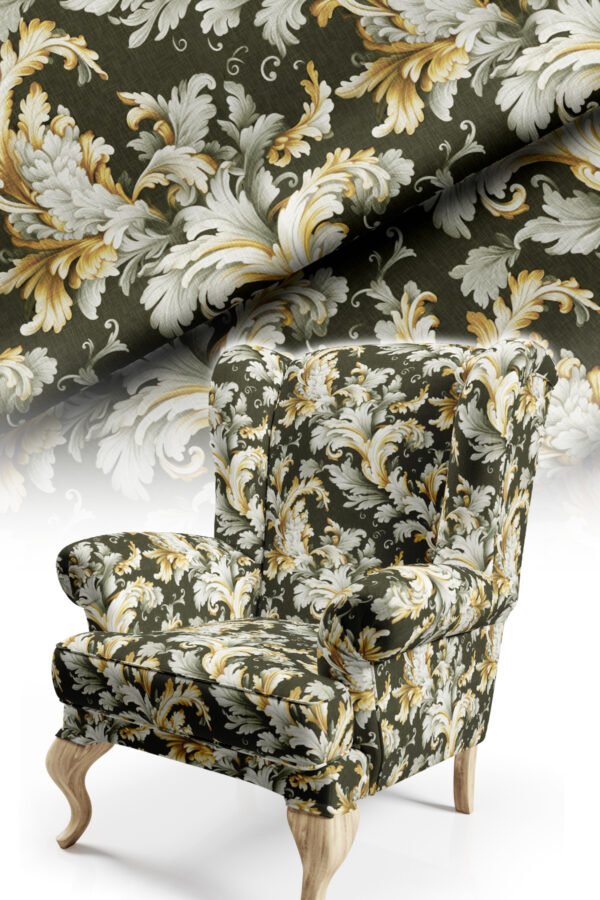 Green Classic Pattern Upholstery Fabric by Nilstar®