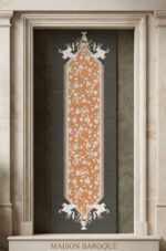 PEGASUS patterned Table Table runner. 45 x 145 cm 1 Piece(s) Stitched Table runner 1 PIECE(S) ( PEGASUS R1 )