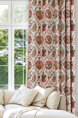 Ethnic Morocco Patterned Digitally-printed Blackout curtain - 140 x 270 cm