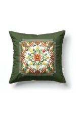 CANILA SICILIA Patterned Green Square Pillow cover 43 x 43 cm Double-sided Pillow cover 1 PIECE(S) ( SICILIA 2 )