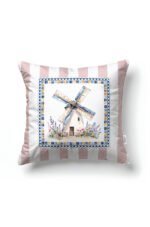 CANILA SUNRITE Natural Patterned Pastel Purda Square Pillow cover 43 x 43 cm Double-sided Pillow cover 1 PIECE(S) ( SUNRITE 3 )