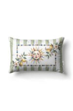 CANILA SUNRITE Patterned Pastel Green Rectangular Pillow cover 33 x 53 cm Double-sided Pillow cover 1 PIECE(S) ( SUNRITE 4 )