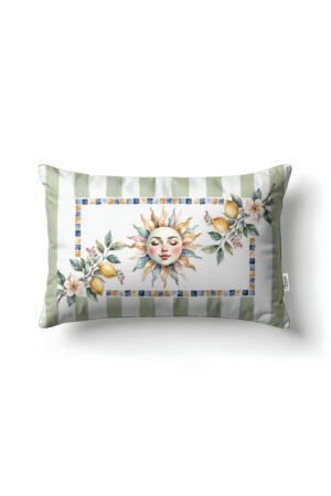 CANILA SUNRITE Patterned Pastel Green Rectangular Pillow cover 33 x 53 cm Double-sided Pillow cover 1 PIECE(S) ( SUNRITE 4 )