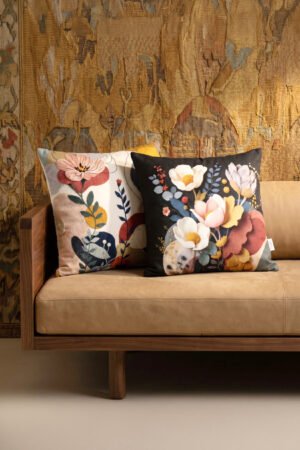 Modern Abstract Very Colorful Patterned Double-sided Babyface Pillow cover 2-piece set KRL 303