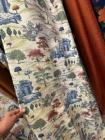 Vintage jacquard upholstery fabric Vintage jacquard upholstery fabric